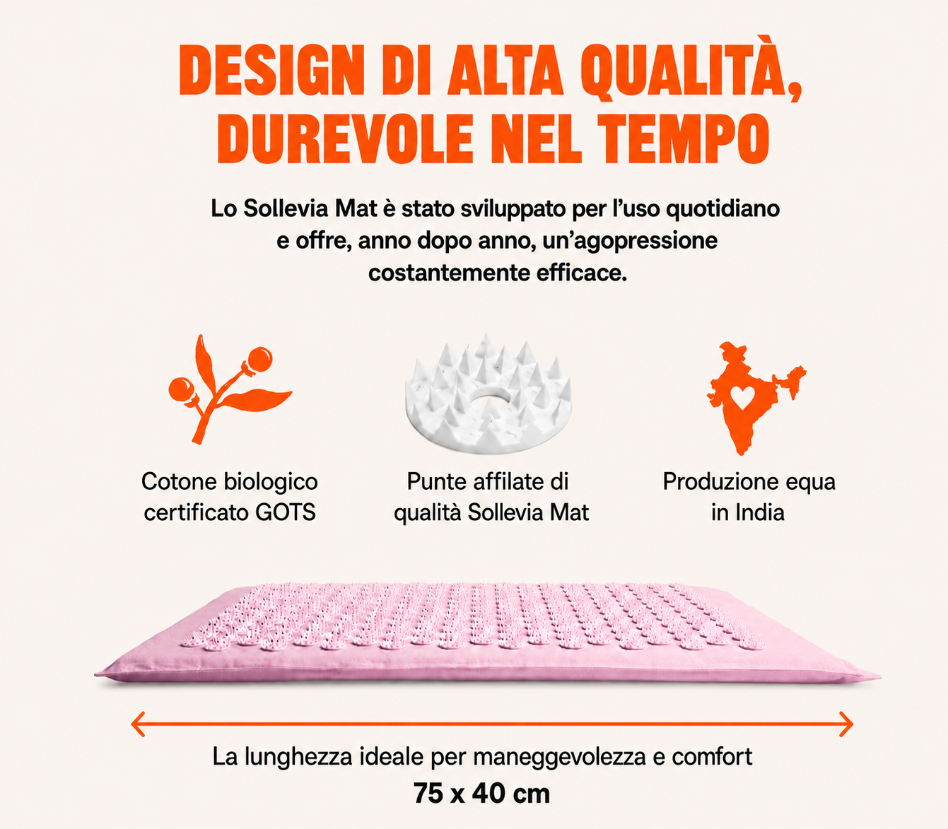 Sollevia™ | Tappetino ad Agopressione